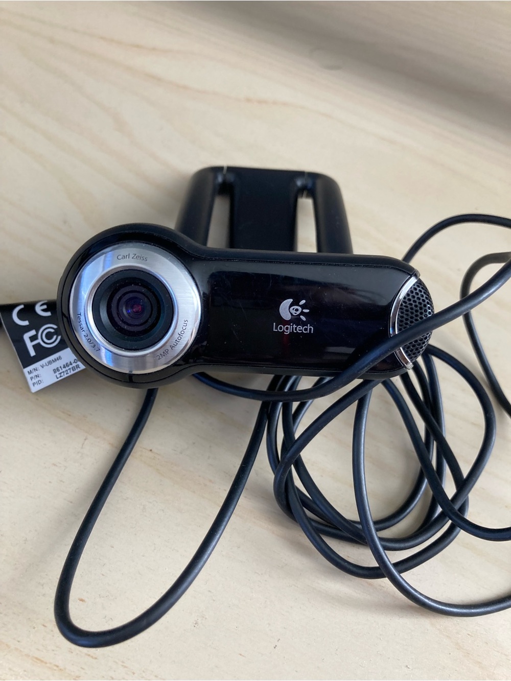 Logitech USB Webcam with Carl Zeiss Lens QuickCam Pro 9000